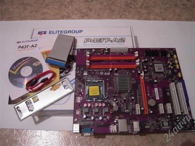 Лот: 337329. Фото: 1. Материнская плата ELITEGROUP P43T-A2. Материнские платы