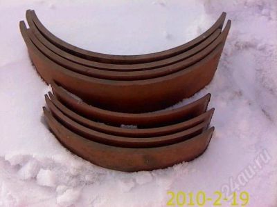 Лот: 247572. Фото: 1. Тормозные колодки от ГАЗ 52. Тормозная система