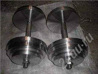 Лот: 208999. Фото: 1. гантели по 12кг. Штанги, блины