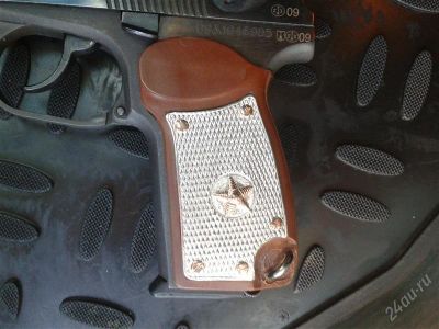 Лот: 2707784. Фото: 1. рукаять для ПМа. золото , серебро. Другое (средства самообороны)