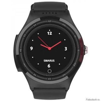 Лот: 21237672. Фото: 1. GPS часы SMARUS kids K8 черные. Смарт-часы, фитнес-браслеты, аксессуары