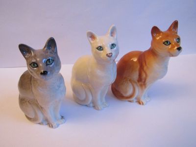 Лот: 15168721. Фото: 1. Кот короткошерстный статуэтка... Фигурки, статуэтки