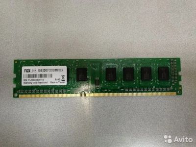 Лот: 16530738. Фото: 1. продам foxline 1gb ddr3 1333 dimm... Оперативная память