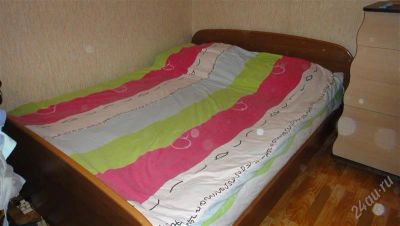 Лот: 930776. Фото: 1. двухспальная кровать с ортопедическим... Кровати