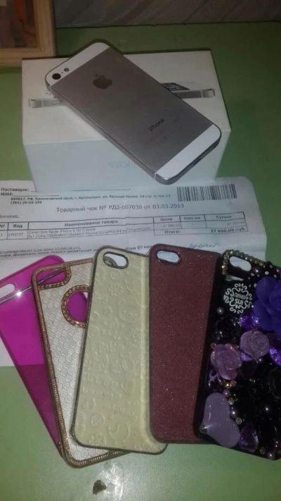 Лот: 9299488. Фото: 1. iPhone 5. Смартфоны
