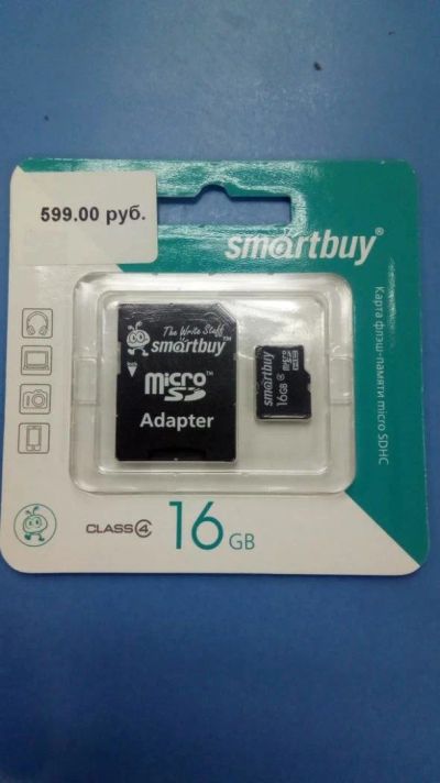 Лот: 11375299. Фото: 1. Карта памяти MicroSD Smartbuy... Карты памяти