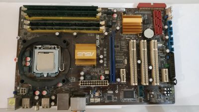 Лот: 17987208. Фото: 1. Xeon e5450,Asus P5kSE2, 8GB. Комплекты запчастей