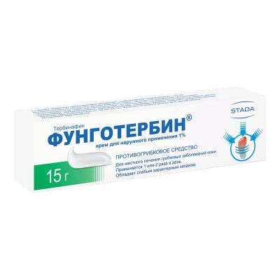 Лот: 23718897. Фото: 1. Фунготербин 1% крем для наружного... Лекарства