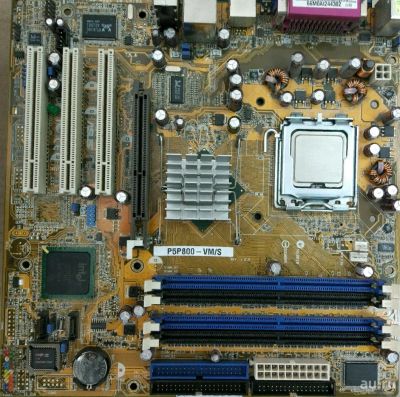 Лот: 9449207. Фото: 1. Материнская плата Asus P5P800-VM... Материнские платы