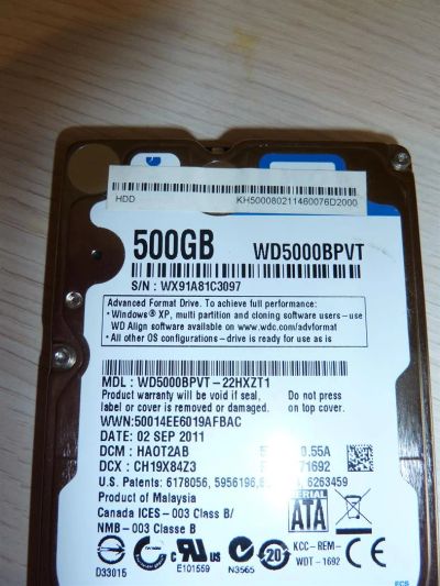 Лот: 3772026. Фото: 1. Жесткий диск Western Digital. Жёсткие диски (HDD)