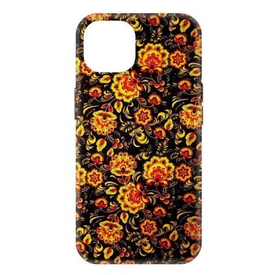 Лот: 25065481. Фото: 1. Чехол Krutoff Soft Case "Хохлома... Чехлы, бамперы