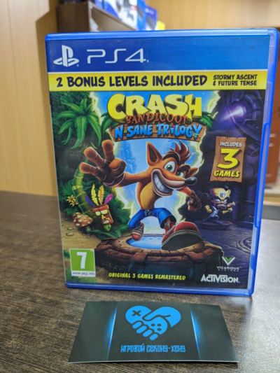 Лот: 20026445. Фото: 1. Crash Bandicoot N`saine Trilogy... Игры для консолей