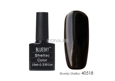 Лот: 5106893. Фото: 1. Blueskay Шеллак Гель-лак черный... Лак для ногтей