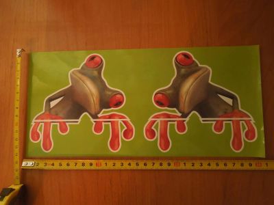 Лот: 3714475. Фото: 1. Наклейка Лягушка9. Наклейки автомобильные