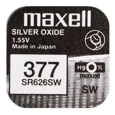 Лот: 15542889. Фото: 1. Эл/пит SR-626sw (377) Maxell 11854. Батарейки, аккумуляторы, элементы питания