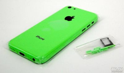 Лот: 9723683. Фото: 1. Корпус Apple iPhone 5C зелёный... Корпуса, клавиатуры, кнопки