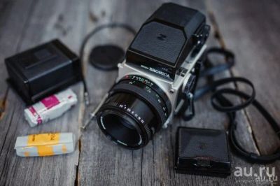 Лот: 11160493. Фото: 1. Zenza Bronica ETR + объектив 75мм... Плёночные зеркальные