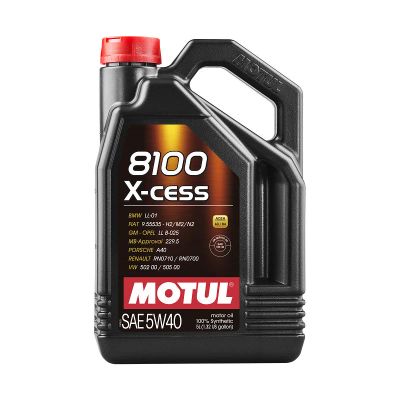 Лот: 12496626. Фото: 1. Motul 8100 X-cess 5W40 5 л. Масла, жидкости