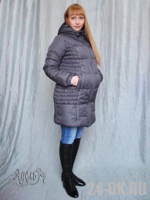 Лот: 8240912. Фото: 1. Зимний пуховик беременным. Верхняя одежда