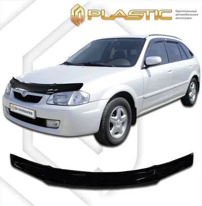 Лот: 13003741. Фото: 1. Дефлектор капота MAZDA 323 1997-2001г. Детали тюнинга
