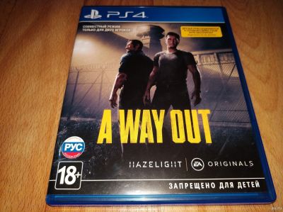 Лот: 12203270. Фото: 1. A Way Out PS4 \ Лицензионный диск... Игры для консолей