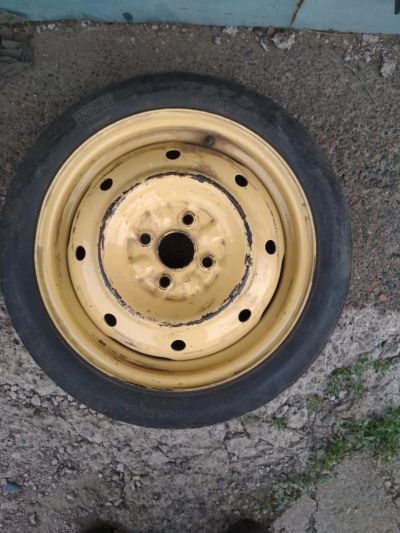 Лот: 10614723. Фото: 1. Докатка, банан, toyota r14 4х100... Шины на дисках