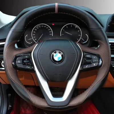 Лот: 20976718. Фото: 1. Оплетка руля BMW F кузов кожаная. Чехлы, коврики, оплетки руля