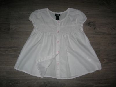 Лот: 4536536. Фото: 1. Блузка H&M р110-122 розовая. Рубашки, блузки, водолазки