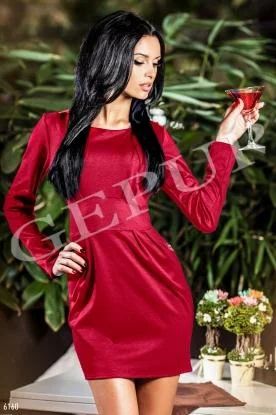 Лот: 3660771. Фото: 1. Платье короткое красное. Платья