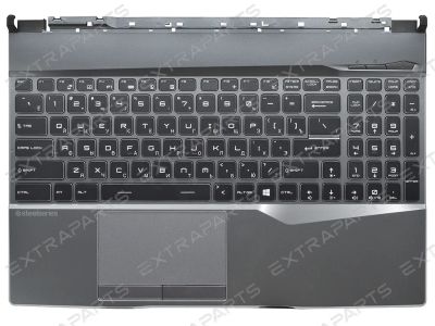 Лот: 19359803. Фото: 1. Топ-панель MSI GL65 9SDK серая. Клавиатуры для ноутбуков
