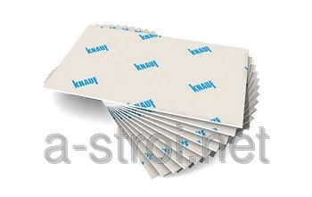 Лот: 5337543. Фото: 1. Лист гипсокартона Knauf 155х120... Подвесные потолки, гипсокартон