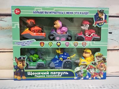 Лот: 12204622. Фото: 1. Щенячий патруль набор 6 героев. Конструкторы