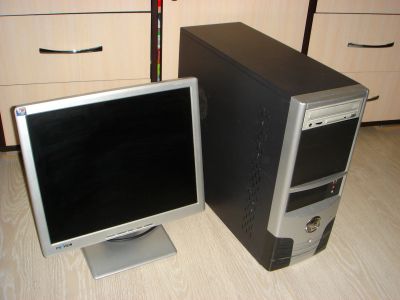 Лот: 18262245. Фото: 1. ПК Е8200 с ЖК 17" / 2 ядра/ для... Компьютеры в сборе