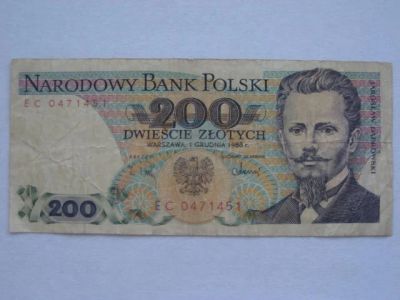 Лот: 9227131. Фото: 1. 200 злотых польша. Европа