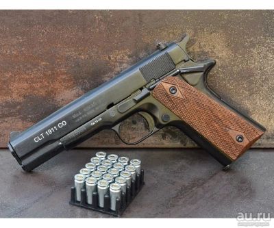 Лот: 17038695. Фото: 1. пистолет Colt 1911 схп с патронами... Газовое, травматическое оружие