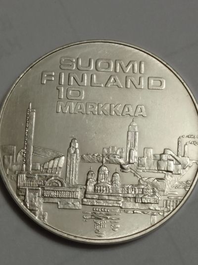 Лот: 13070265. Фото: 1. Финляндия 10 марок 1971 год. Хельсинки... Европа