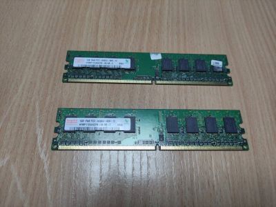 Лот: 19426808. Фото: 1. Комплект ОЗУ DDR2 2gb hynix (2x... Оперативная память