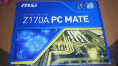 Лот: 9948147. Фото: 1. msi Z170A PC MATE. Материнские платы