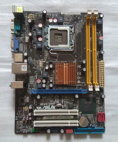 Лот: 13998787. Фото: 1. ASUS P5KPL-AM IN / ROEM / SI OEM. Материнские платы