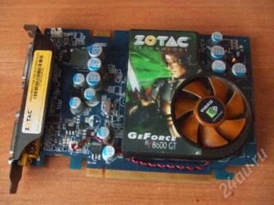 Лот: 257312. Фото: 1. видеокарта NVIDIA GEFORСE 8600GT. Видеокарты