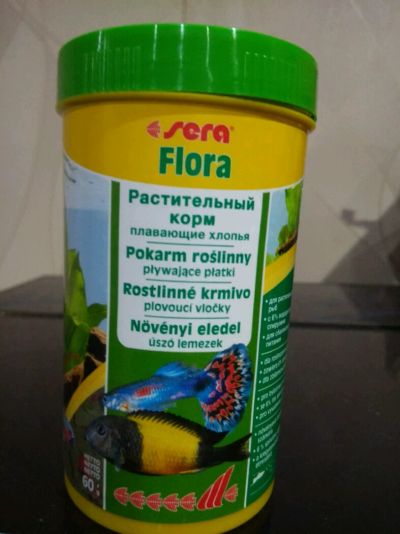 Лот: 9490590. Фото: 1. Корм Sera Flora (60 г/250 мл... Корма