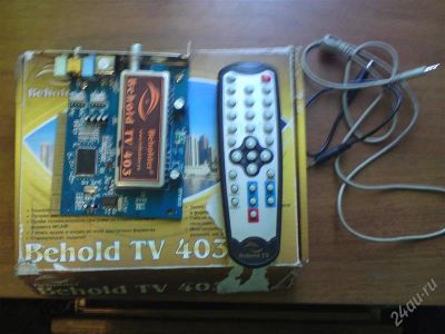 Лот: 993390. Фото: 1. Behold TV 403. ТВ-тюнеры и карты захвата