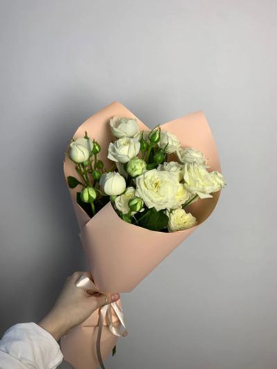 Лот: 25718312. Фото: 1. 3. Букет- комплимент из кустовых... Свежие цветы