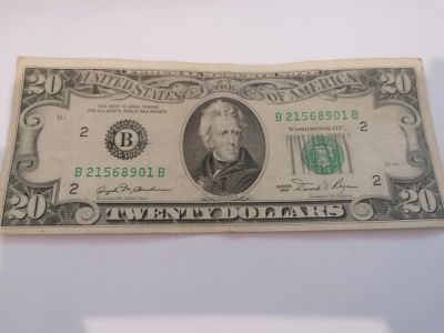 Лот: 25705693. Фото: 1. 20 долларов США 1981 год. Америка