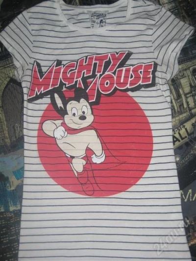 Лот: 1483532. Фото: 1. Футболка zara mighty mouse. Футболки, топы и майки