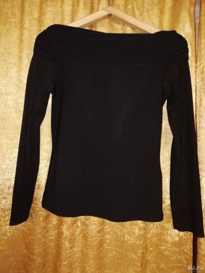 Лот: 12819462. Фото: 1. Интересная чёрная блузка. Блузы, рубашки