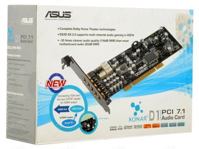Лот: 7518351. Фото: 1. Asus Xonar D1. Звуковые карты