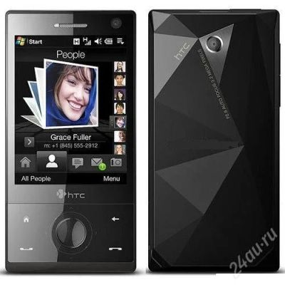 Лот: 1588023. Фото: 1. HTС P 3700 Diamond Black. Смартфоны