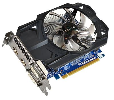 Лот: 15669475. Фото: 1. Видеокарта Gigabyte GV-N750OC-1GI... Видеокарты