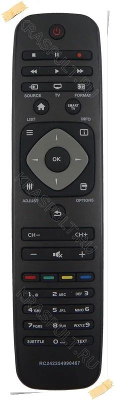 Лот: 15903454. Фото: 1. Пульт PHILIPS 2422 549 90467. Пульты ДУ